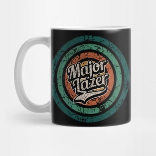 Major Lazer // Retro Circle Crack Vintage Mug